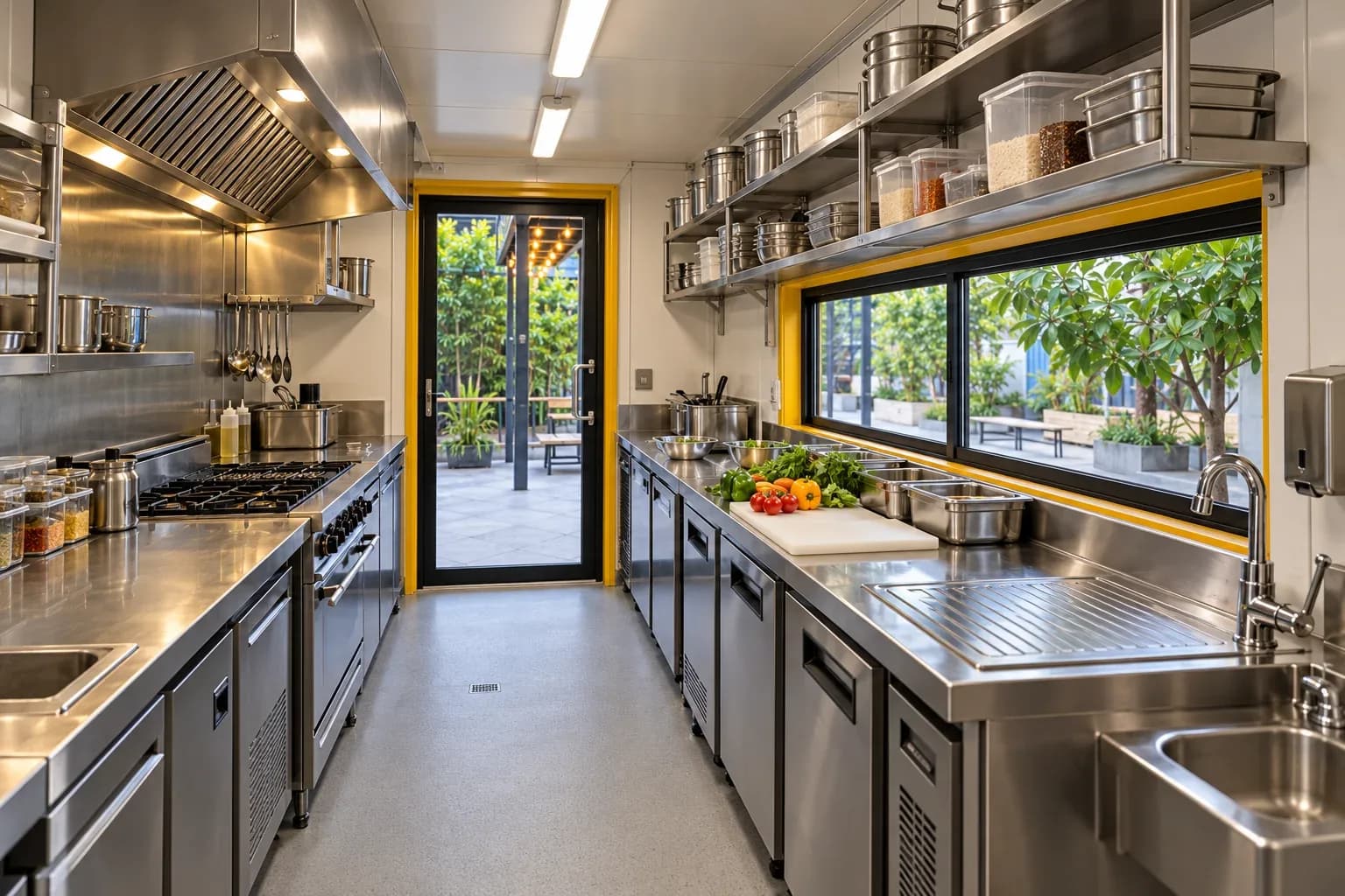 Container Cafe & Restaurant – Portable Cabins by Portable Office Cabin, India