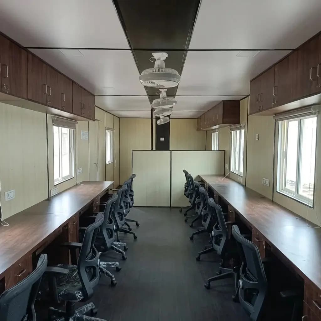 Container Site Office — container site office by Portable Office Cabin, Site Office Containers manufacturer in India – view 5