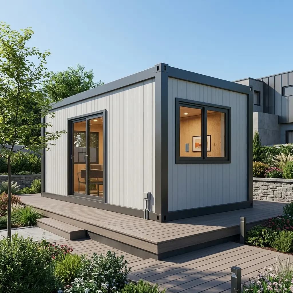 Executive Portable Cabin 20ft — executive portable cabin by Portable Office Cabin, Portable Cabins manufacturer in India – view 2