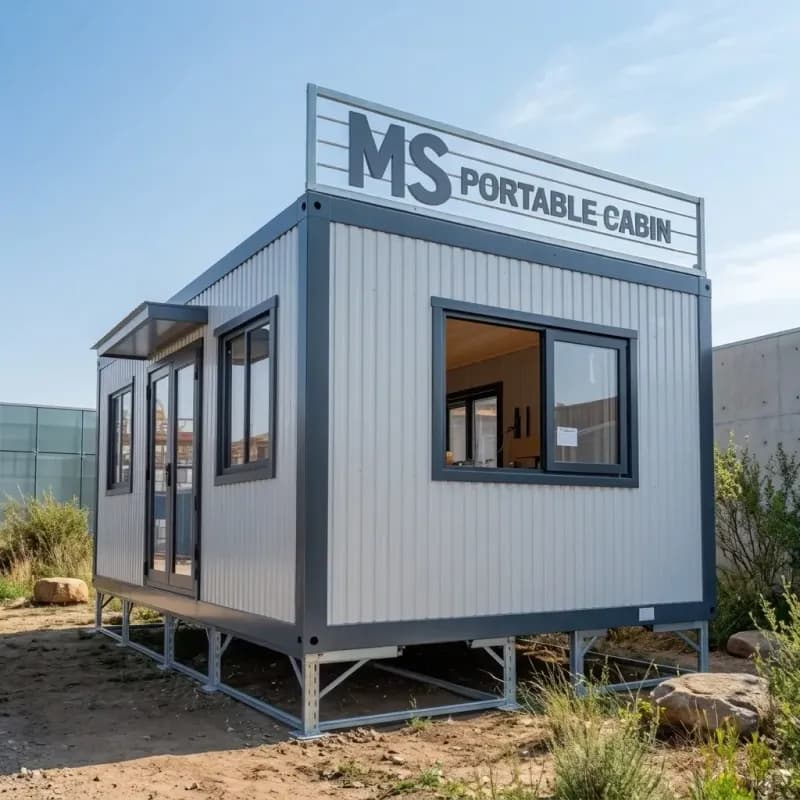 MS Portable Cabin — MS portable cabin by Portable Office Cabin, Portable Cabins manufacturer in India – view 4