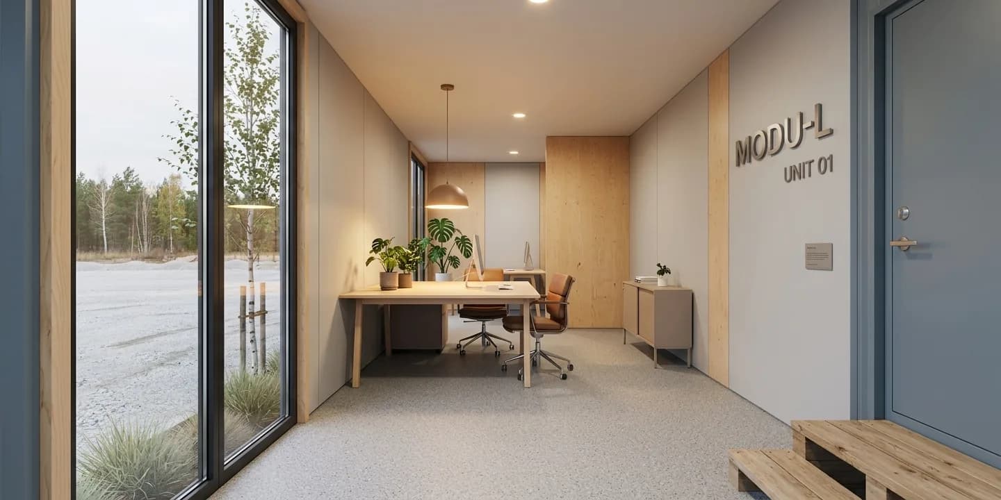 VIP Container Office — VIP container office by Portable Office Cabin, Container Offices manufacturer in India – view 5