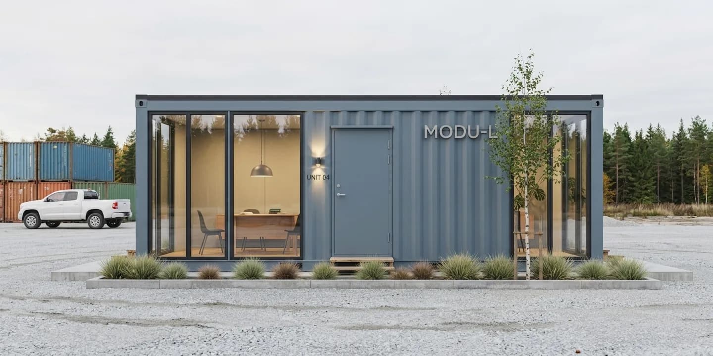 VIP Container Office — VIP container office by Portable Office Cabin, Container Offices manufacturer in India – view 1