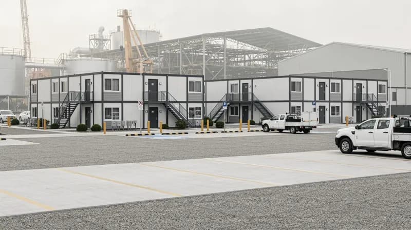 Prefabricated Labour Hutments & Staff Accommodation | Portable Cabins – Portable Office Cabin Prefabricated Labour Hutments & Staff Accommodation – Portable Cabins by Portable Office Cabin, India