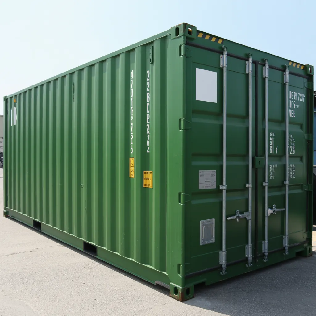 20 ft GP cargo storage container with double doors and ISO corner castings by Portable Office Cabin – Portable Office Cabin | Bangalore, Chennai, Mumbai & across India 20 ft GP cargo storage container with double doors and ISO corner castings by Portable Office Cabin – available in Bangalore, Chennai, Hyderabad, Mumbai, Pune, Delhi NCR & pan-India