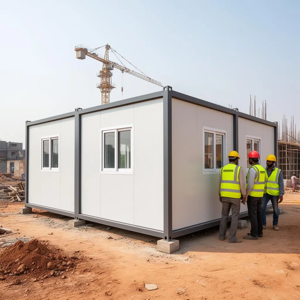 Prefabricated Portable Cabin by Portable Office Cabin for industrial and modular building use in India Prefabricated Portable Cabin by Portable Office Cabin for industrial and modular building use in India