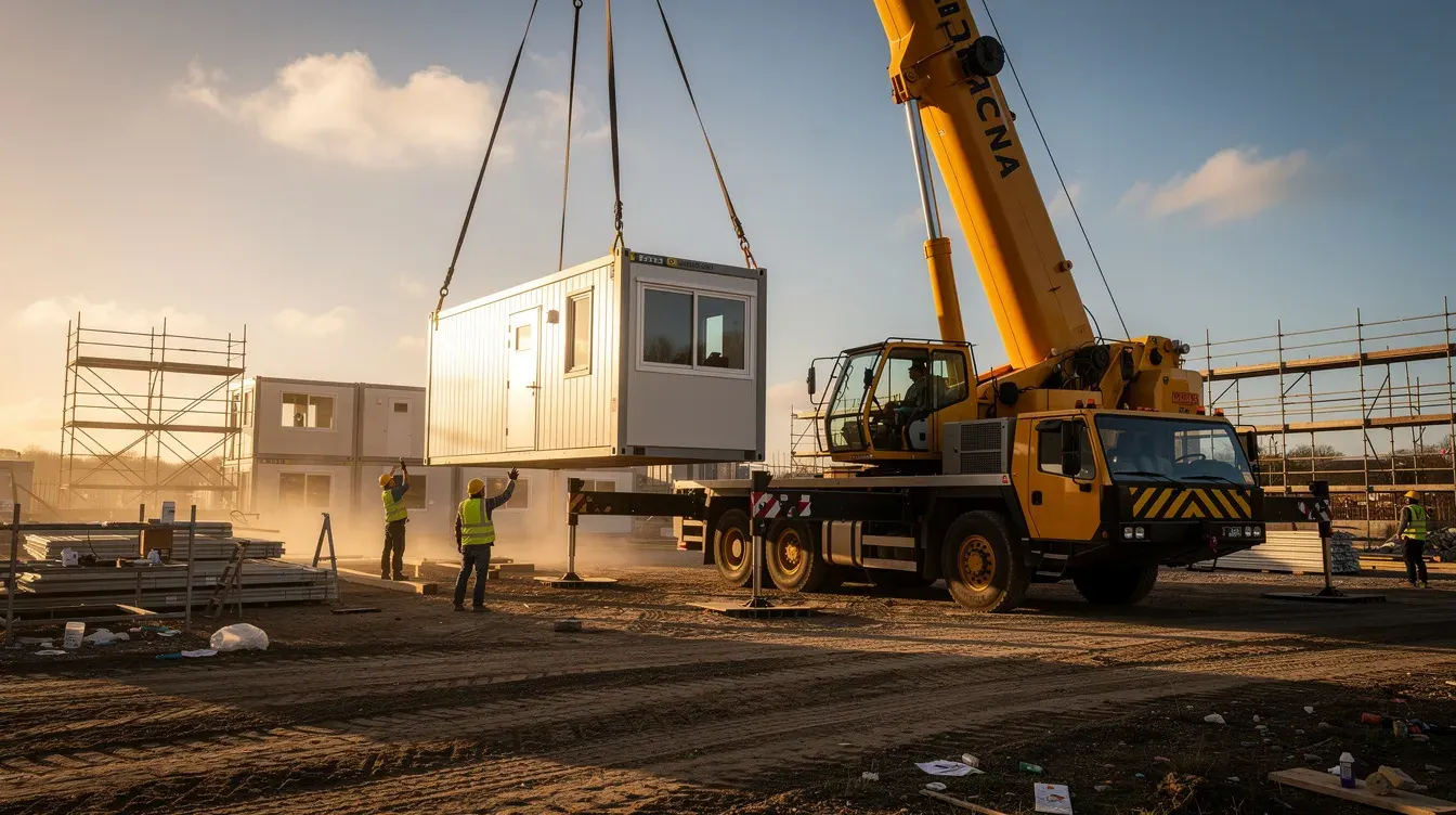 Steel Portable Office Container by Portable Office Cabin for industrial and modular building use in India Steel Portable Office Container by Portable Office Cabin for industrial and modular building use in India